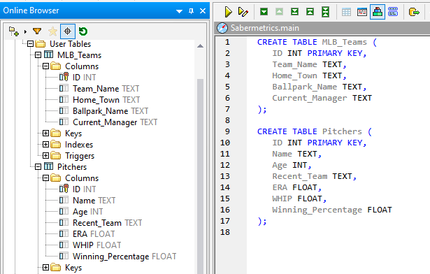 Executing AI-generated SQL scripts to create tables
