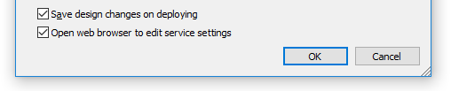 MobileTogether services option to edit triggers