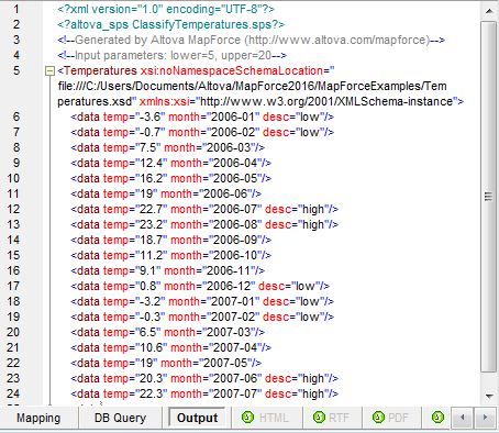 More complete Data Mapping Output View More complete Data Mapping Output View