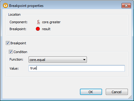 Data mapping debugger conditional break dialog data mapping debugger conditional break dialog