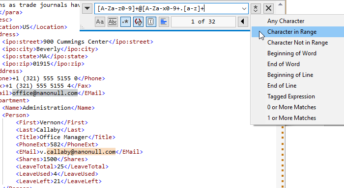 XML Find/Replace via regular expression XML Find/Replace via regular expression