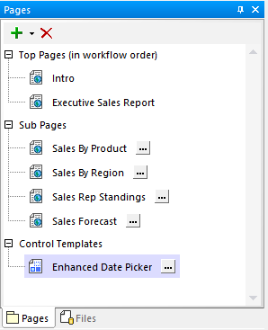 Adding a Control Template to the mobile app
