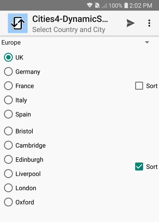 Software design templates can automatically adjust for orientation of the mobile device