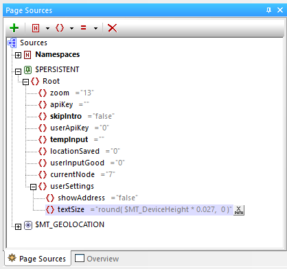 Using a function to set text size based on the client device